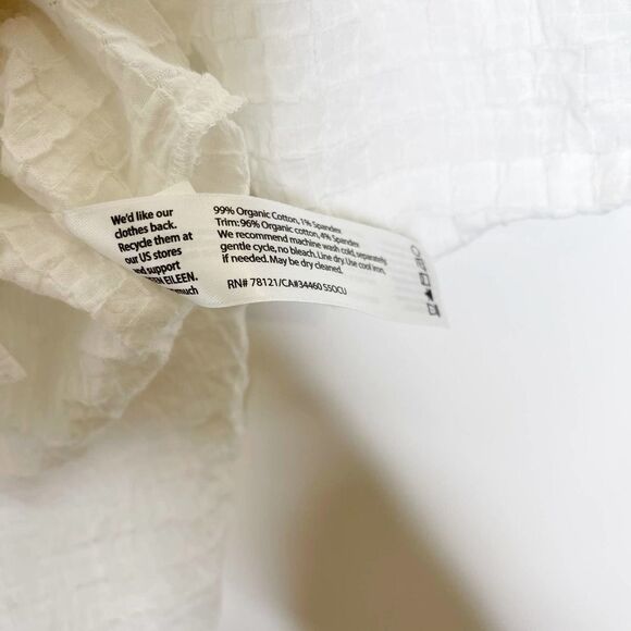 EILEEN FISHER Organic Cotton Button Front Blouse  - Picture 6 of 9